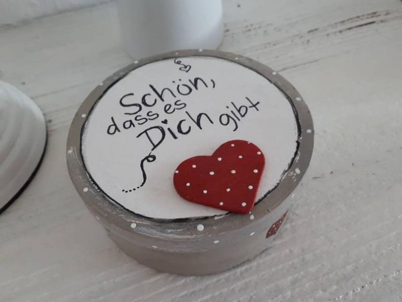 Geschenkdose * Schön, dass es Dich gibt